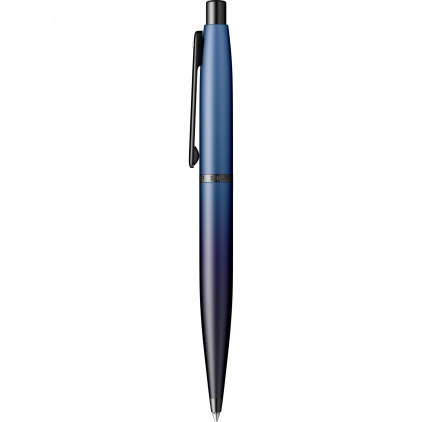 Pix Parker IM Royal Standard Black Lacquer CT Pix Sheaffer VFM Matte Blue BT