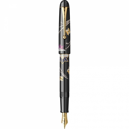 Stilou King Size 21k Nib Sailor Professional Gear LP Tea Time Christmas Spice Tea GT Stilou 14k Nib Namiki Nippon Art Tradition Maki-e Origami Kabuto GT