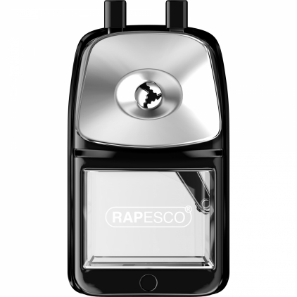 Foarfeca 25 cm KUM Titanium Ascutitoare cu Cilindru si Manivela Rapesco 74 Black