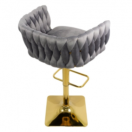 Scaun de bar negru, fix, clasic, modern ABS 143 Scaun de bar gri, design elegant, confortabil, reglabil ABS 118P