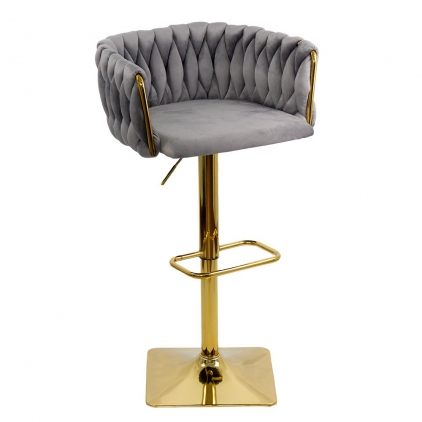 Scaun de bar negru, fix, clasic, modern ABS 143 Scaun de bar gri, design elegant, confortabil, reglabil ABS 118P