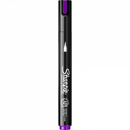 Marker permanent Edding 950 Industrial, corp plastic, varf rotund, 10mm, negru Marker Creativ Bullet Sharpie Creative Acrylic Paint Water Based Lilac