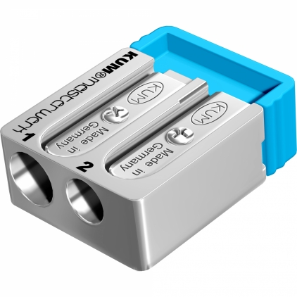 Ascutitoare Electrica Dubla Rapesco PS12-USB Black Ascutitoare in 2 pasi KUM Meisterwerk Magnesium Blue