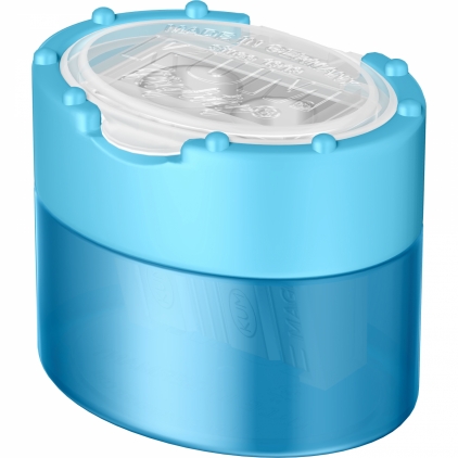 Ascutitoare cu Container KUM Ellipse K1 Plastic Red Ascutitoare Dubla cu Container KUM Click Snap M2 Magnesium Blue