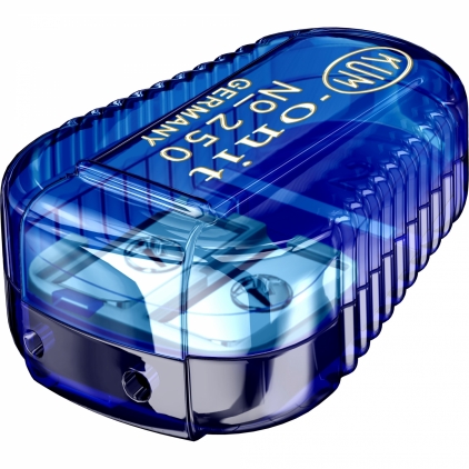 Ascutitoare Dubla cu Container KUM Maxi M2 Magnesium Blue Ascutitoare Dubla cu Container pentru mina 2 mm 3.15 mm KUM Onit 250 Blue
