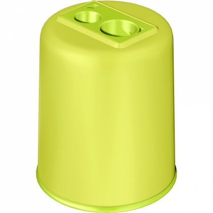 Ascutitoare cu Container KUM Ellipse M1 Magnesium Green Ascutitoare Dubla cu Container KUM Pod K2 Plastic Green