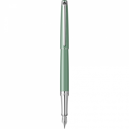Stilou Scrikss Primeo Mint Blister 3 Cartuse Stilou Slim 18k Nib Caran dAche Leman SE Vert De Gris SRT