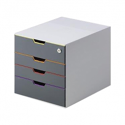 Organizator  documente, Durable Varicolor, cu 4 sertare
