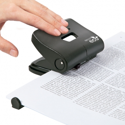 Perforator Novus B240, 40 coli, negru Perforator 2 perforații 22 coli Rapesco Eco Black