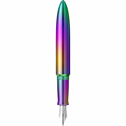 Stilou Slim Size 14k Nib Sailor Professional Gear Sapporo Metallic Blue RHT Stilou Gravitas Flagship Stainless Steel Rainbow