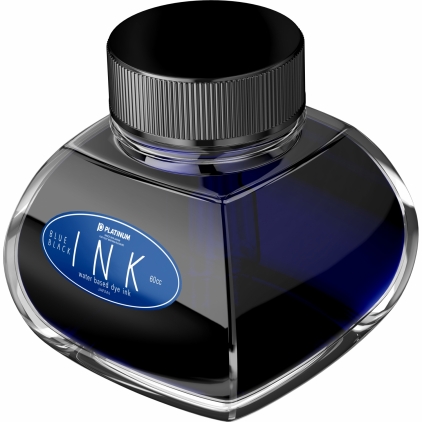Stilou Sheaffer 300 Glossy Black GT Calimara 60 ml Platinum Dye Ink Blue Black