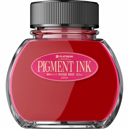 Stilou Scrikss Knight 88 Stainless Steel CT Calimara 60 ml Platinum Pigment Ink Rose Red