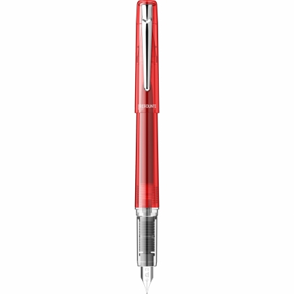 Stilou Platinum Prefounte Vermilion Orange 0.3 F Nib