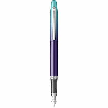 Stilou Scrikss Knight 88 Stainless Steel CT Stilou Sheaffer VFM Expressions Pearl Blue-Violet CT 0.7 M Nib