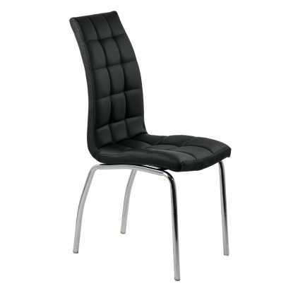 Scaun de bucatarie din catifea BUC 237X mov Scaune de bucatarie BUC 231 negru