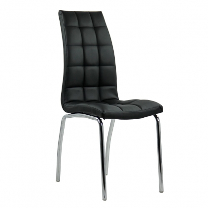 Scaun de bucatarie din catifea BUC 237X mov Scaune de bucatarie BUC 231 negru