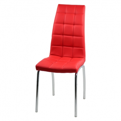 Scaun de bucatarie din catifea BUC 237X mov Scaune de bucatarie BUC 231 rosu