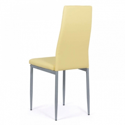 Scaun de bucatarie din catifea si cadru negru BUC 263V verde Scaune de bucatarie BUC 263 crem