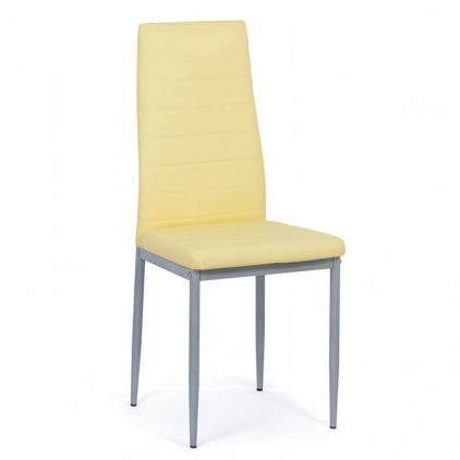 Scaun de bucatarie din catifea si cadru negru BUC 263V verde Scaune de bucatarie BUC 263 crem