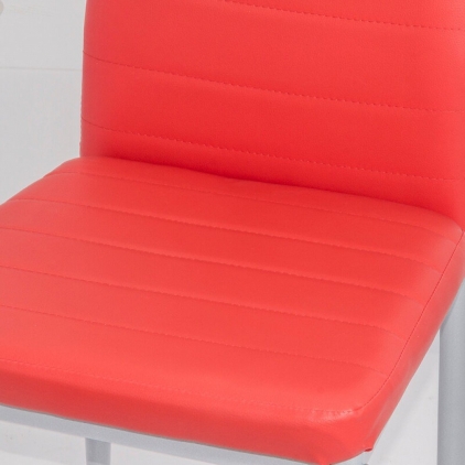 Scaun de bucatarie din catifea BUC 237X mov Scaune de bucatarie BUC 263 rosu