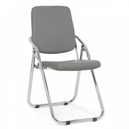 Scaune de vizitatori OFF 804 negru Scaune pliante HRC 609 gri