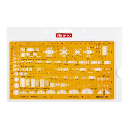 Sablon Arhitectura Standardgraph 1:100 Sablon Arhitectura Aristo 1:100 - AR 5061