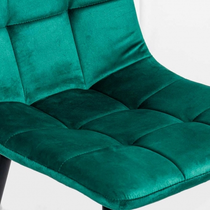 Scaun dining BUC 241 rosu Scaun living din catifea cu design modern BUC 211 verde