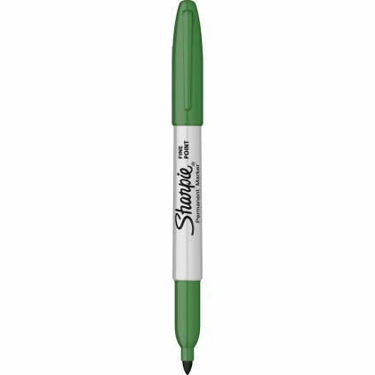 Marker permanent Edding 751 cu vopsea, corp metalic, varf rotund, 1-2 mm, galben Marker Permanent Bullet Sharpie Fine Point Green Hemp
