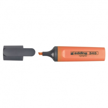 Textmarker Stabilo Boss, varf 2-5 mm, portocaliu Textmarker Edding 345, varf 2-5 mm, portocaliu